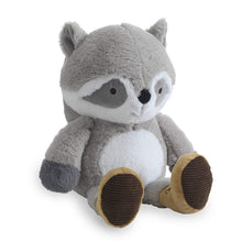 Load image into Gallery viewer, Little Campers Plush Raccoon Stuffed Animal - Pumpkin
